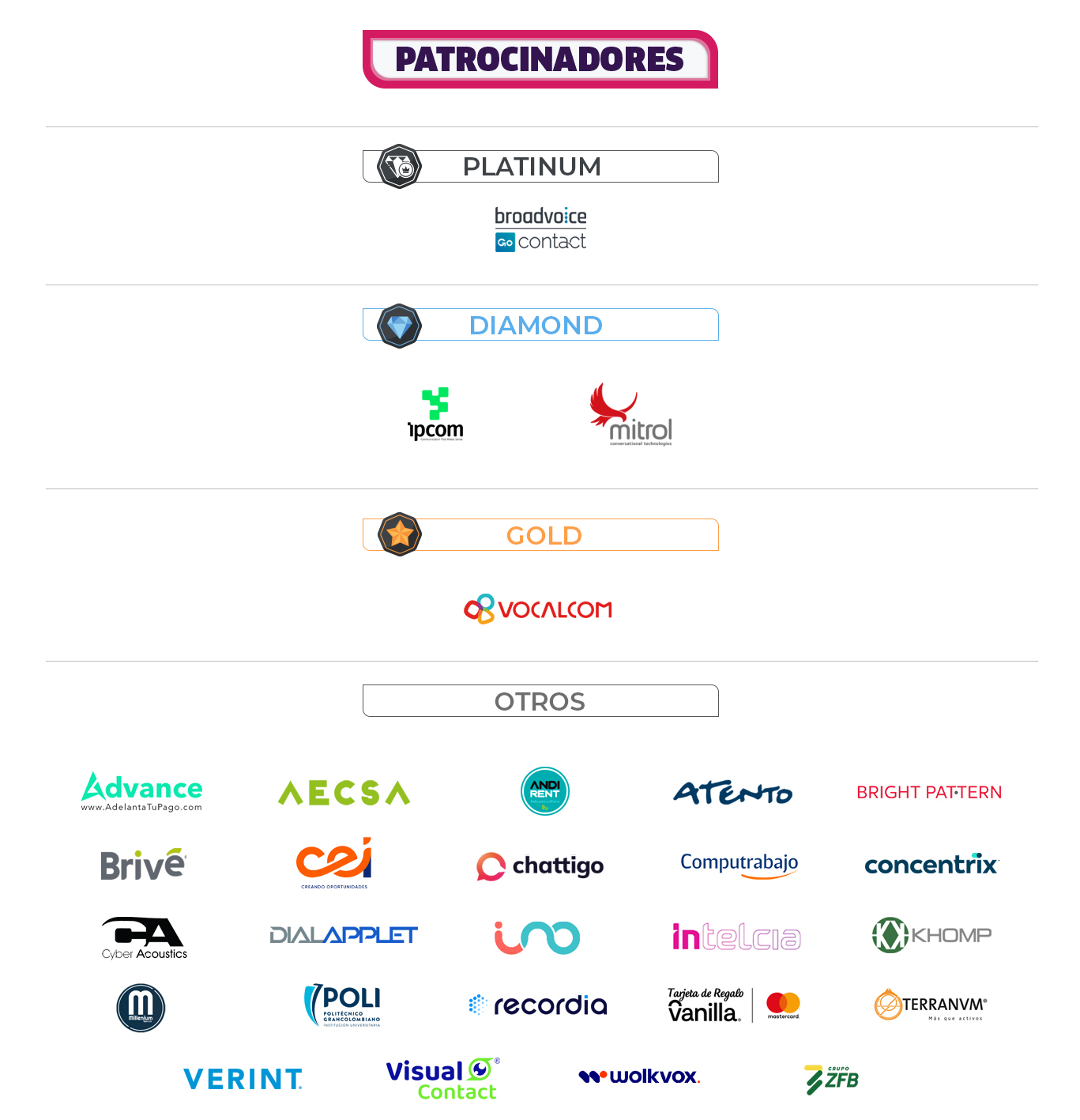 patrocinadores